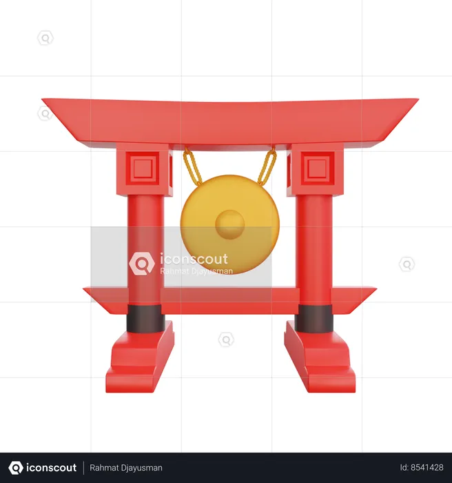 Gong  3D Icon