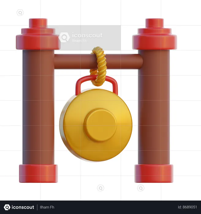 Gongo  3D Icon