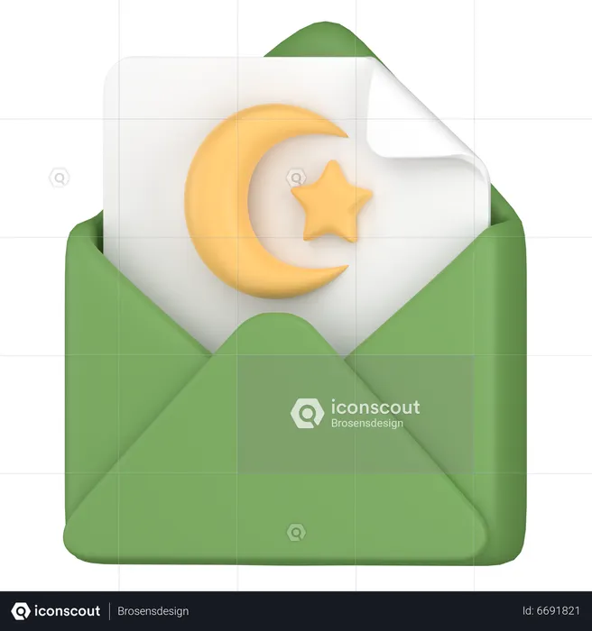 Good greeting letters  3D Icon