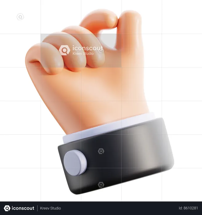Good Hand Gesture  3D Icon