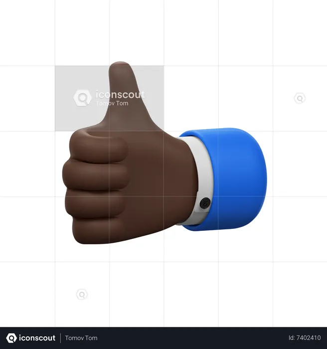 Good Hand Gesture  3D Icon