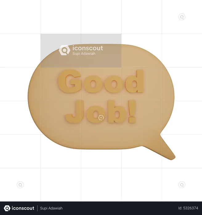 Good job  3D Icon