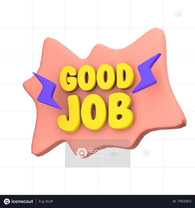 Good Job  3D Icon