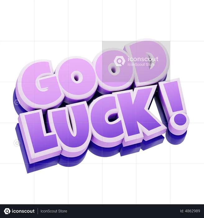 Good Luck  3D Icon
