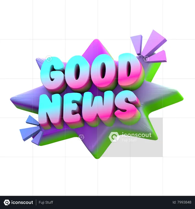 Good News  3D Icon