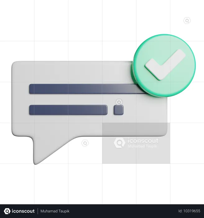 Good Review  3D Icon