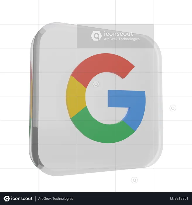 Google Logo 3D Icon