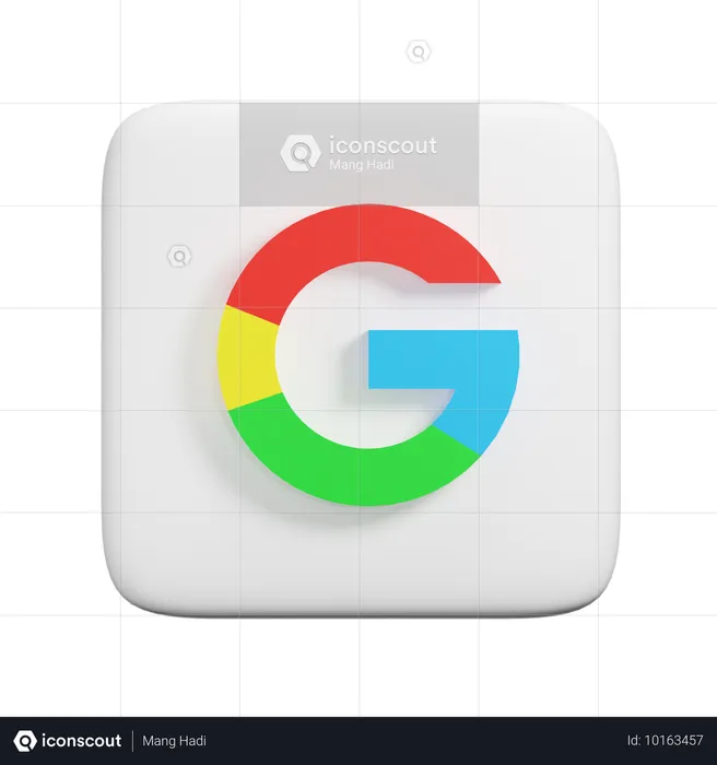 Google Logo 3D Icon