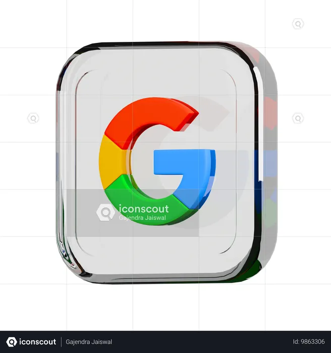 Google  3D Icon