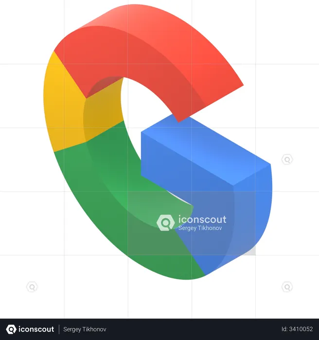 Google  3D Icon
