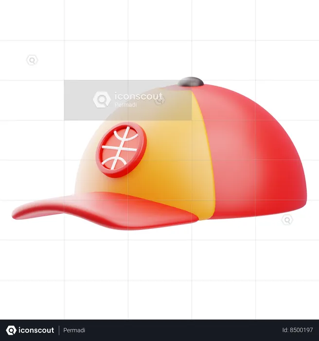 Gorra de baloncesto  3D Icon