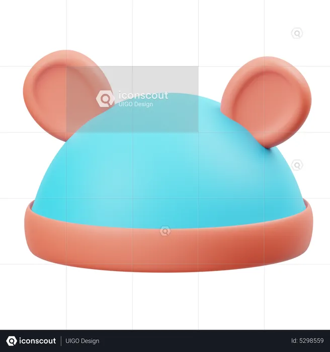 Sombrero de bebé  3D Icon