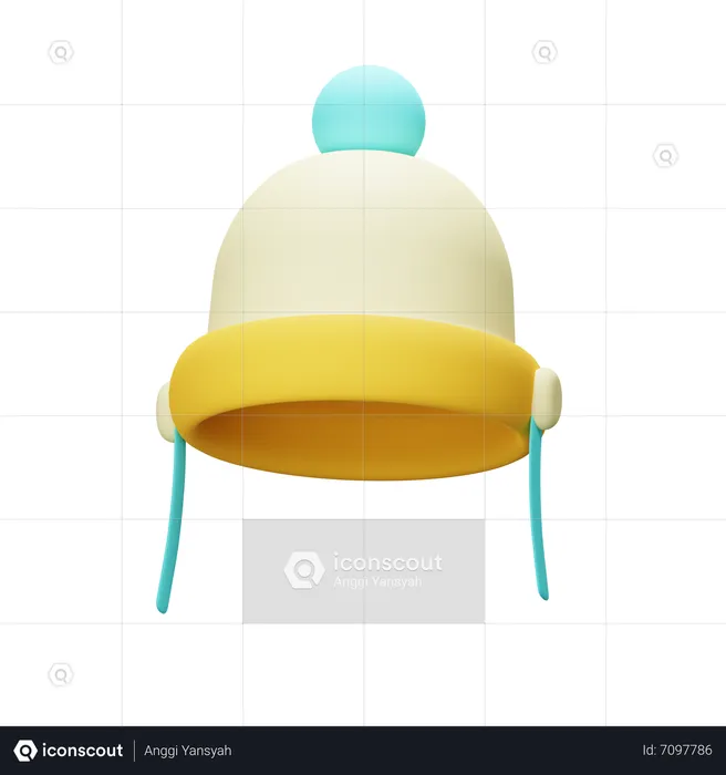 Sombrero de bebé  3D Icon