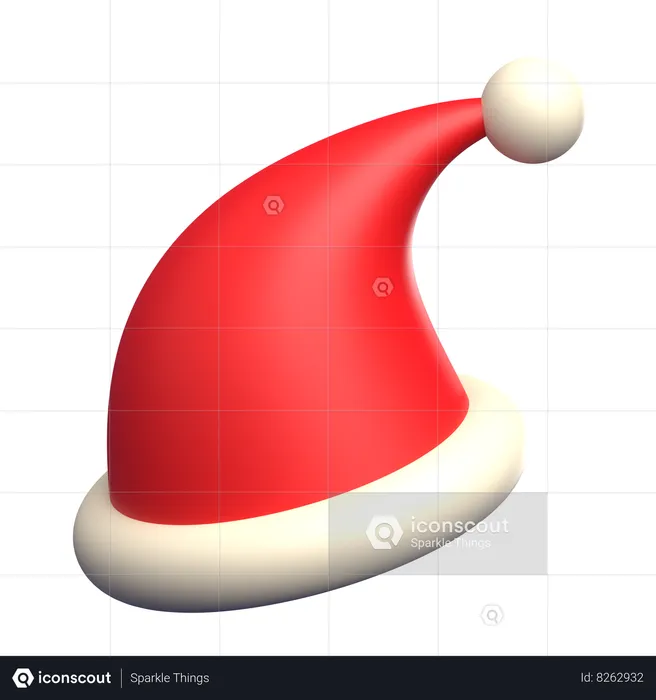 Sombrero de Santa  3D Icon