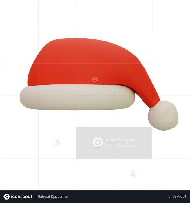 Sombrero de Santa  3D Icon