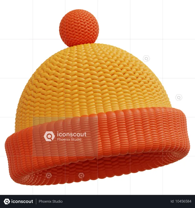 Gorro de otoño  3D Icon