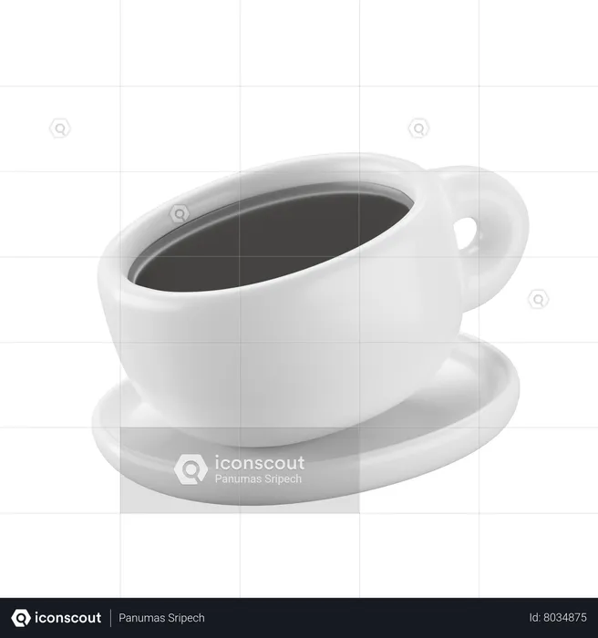 Americano gostoso  3D Icon