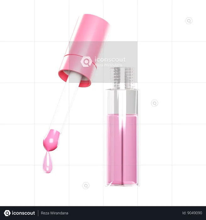 Gotas de soro labial  3D Icon