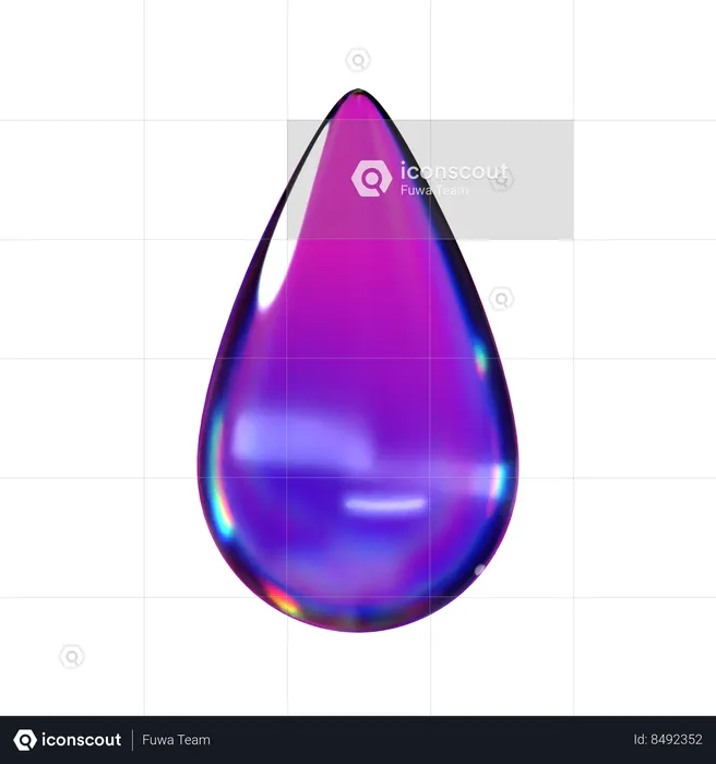 Goutte d'eau  3D Icon