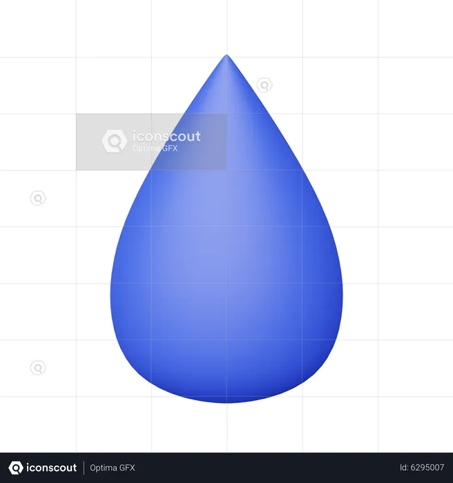 Goutte d'eau  3D Icon