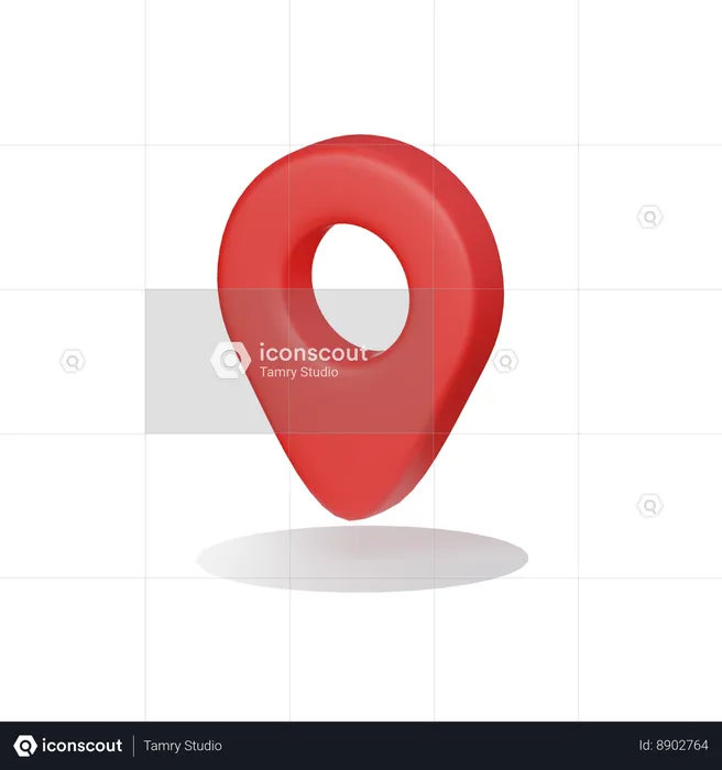 GPS  3D Icon