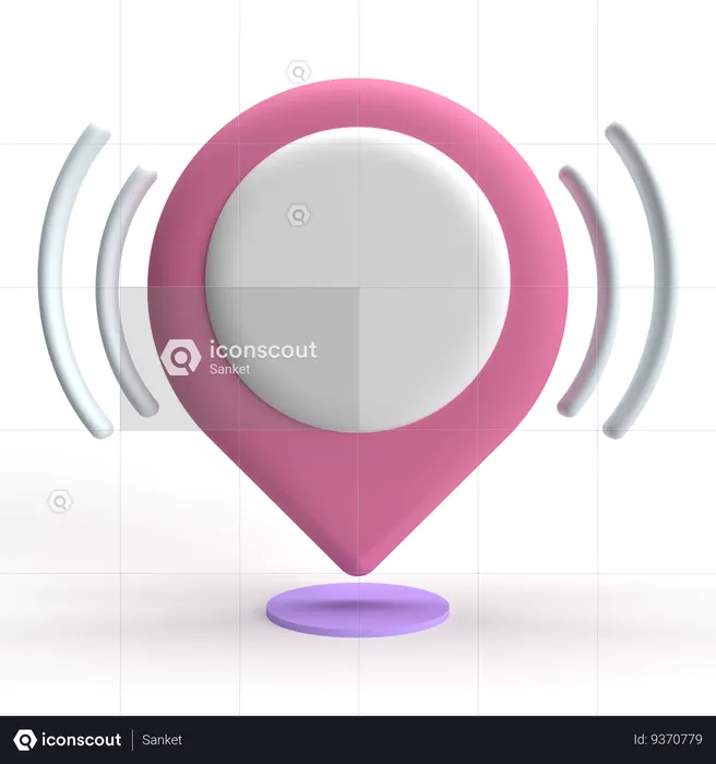 GPS  3D Icon
