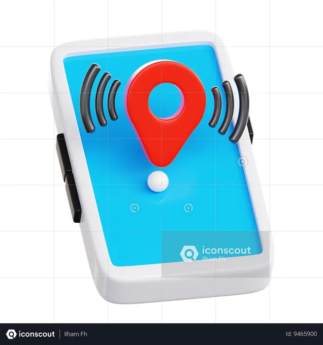 GPS  3D Icon