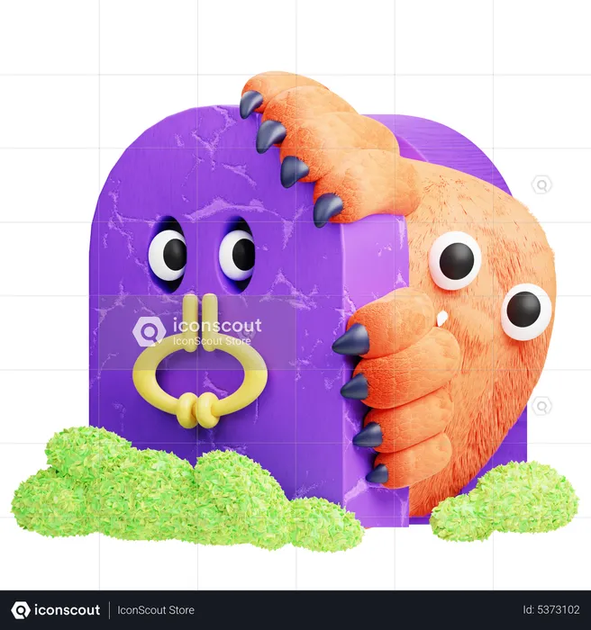 Grabsteinmonster  3D Icon