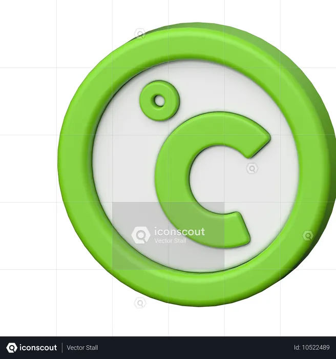 Grad Celsius  3D Icon