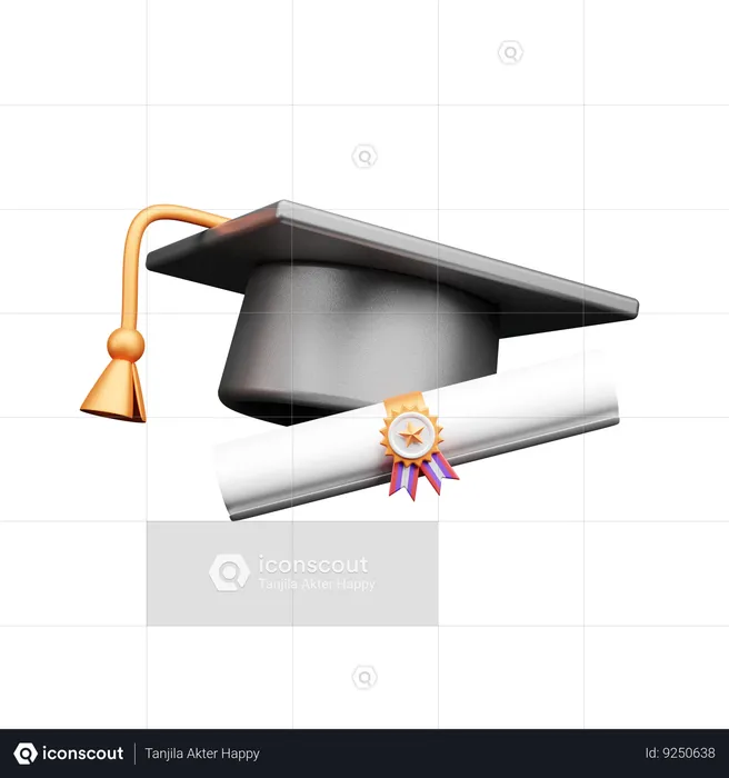 Graduação  3D Icon