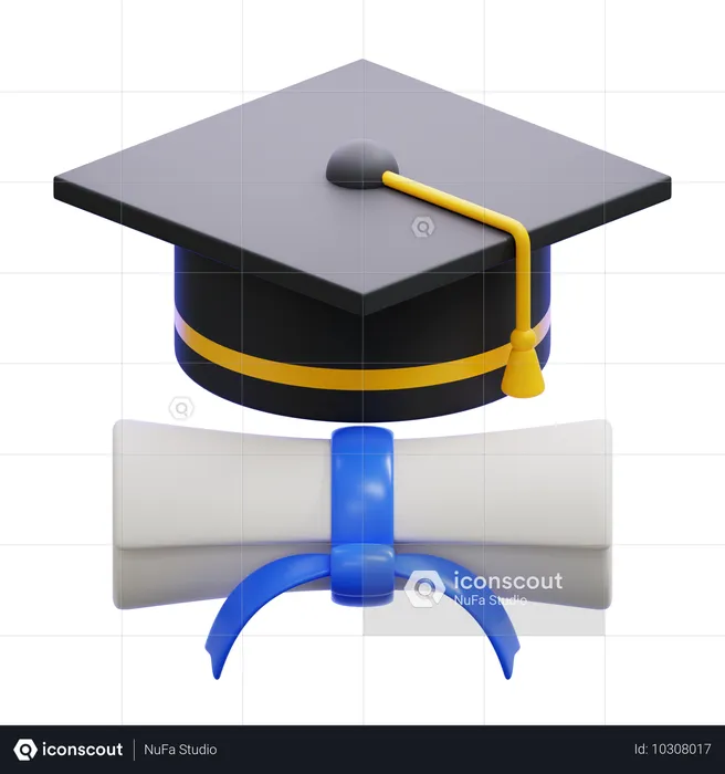 Graduação  3D Icon