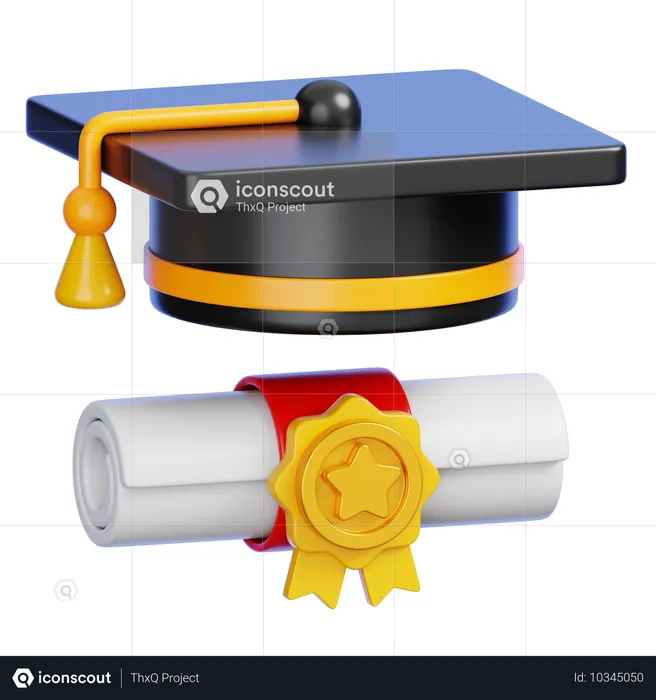 Graduação  3D Icon