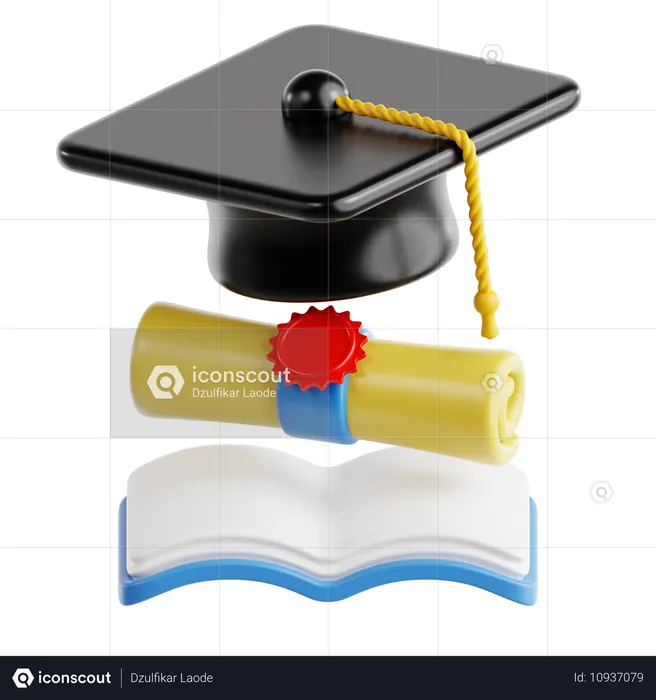 Graduation  3D Icon