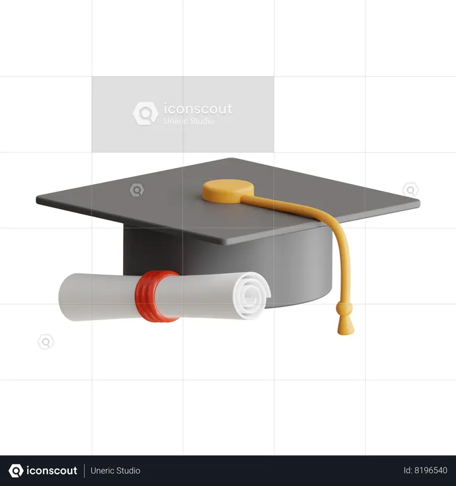 Graduation  3D Icon