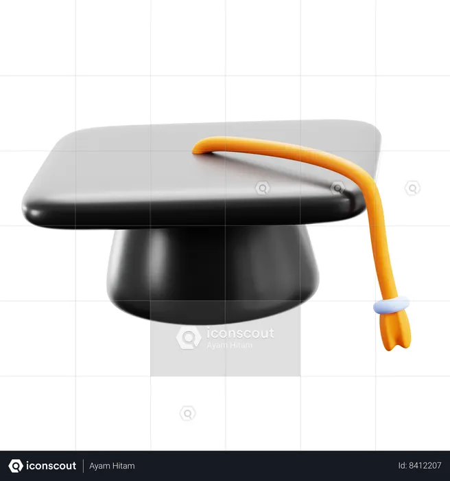 Graduation  3D Icon