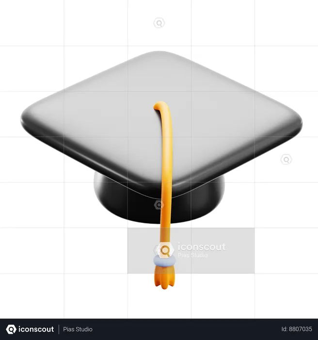 Graduation  3D Icon