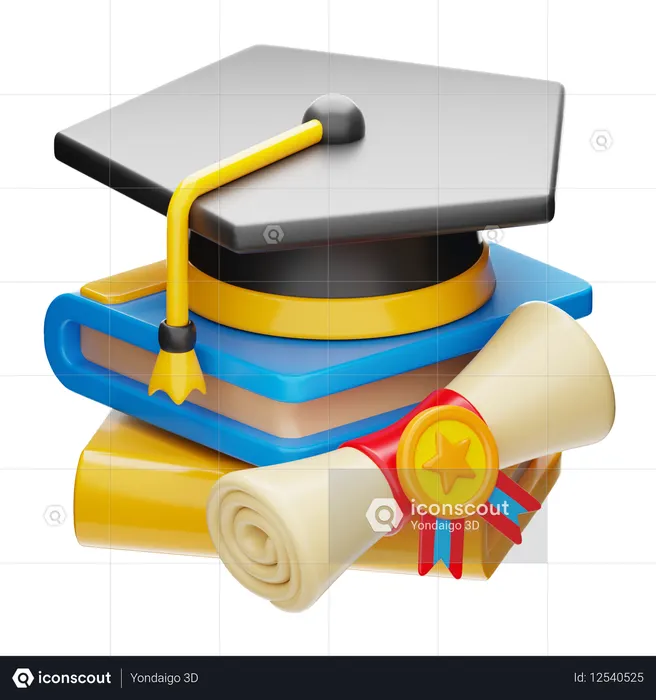 Graduation  3D Icon