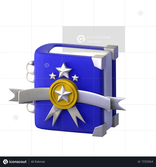 Graduation Book  3D Icon
