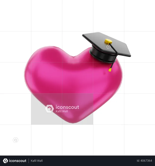 Graduation Cap  3D Illustration