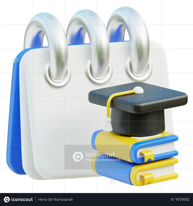 Graduation Ceremony Date  3D Icon