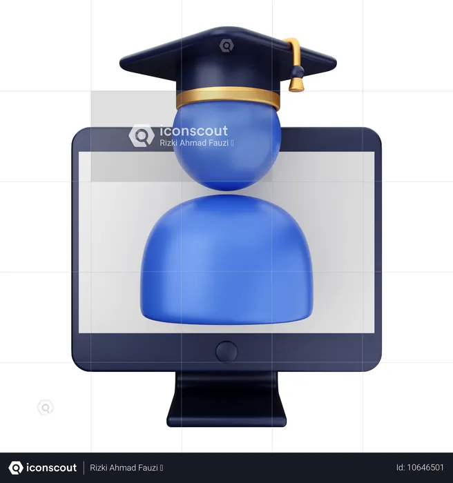 Graduation Education  3D Icon