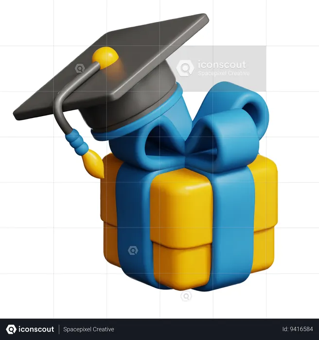Graduation Gift  3D Icon
