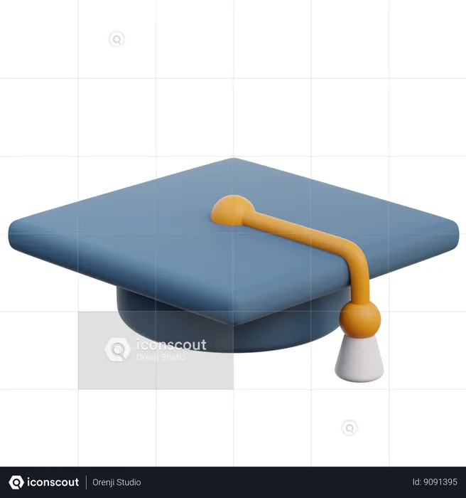 Graduation Hat  3D Icon