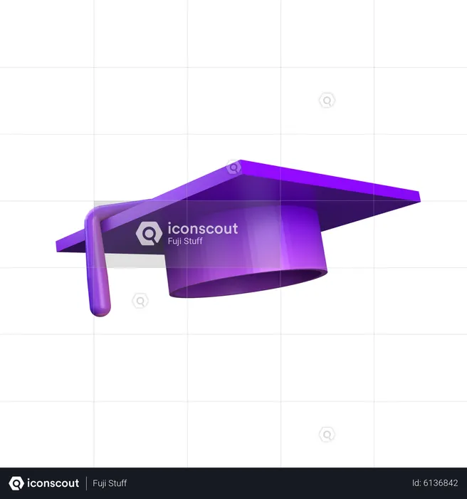 Graduation Hat  3D Icon