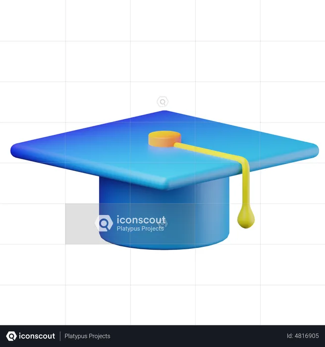 Graduation Hat  3D Icon