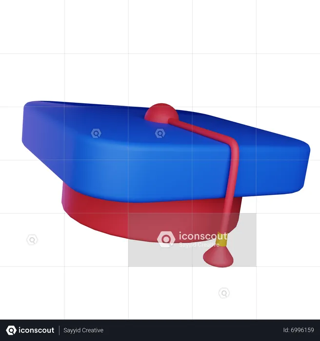 Graduation Hat  3D Icon