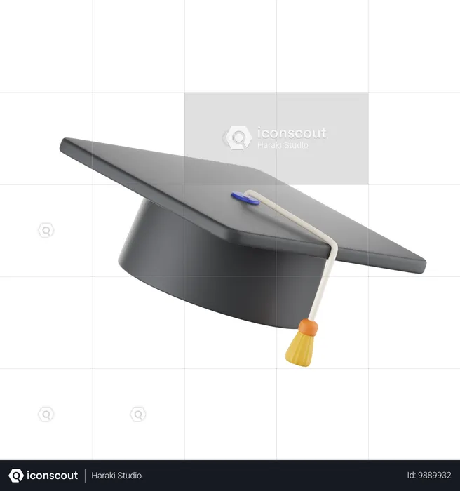 Graduation Hat  3D Icon