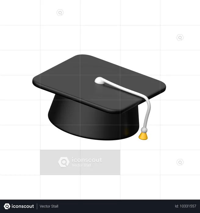 Graduation Hat  3D Icon