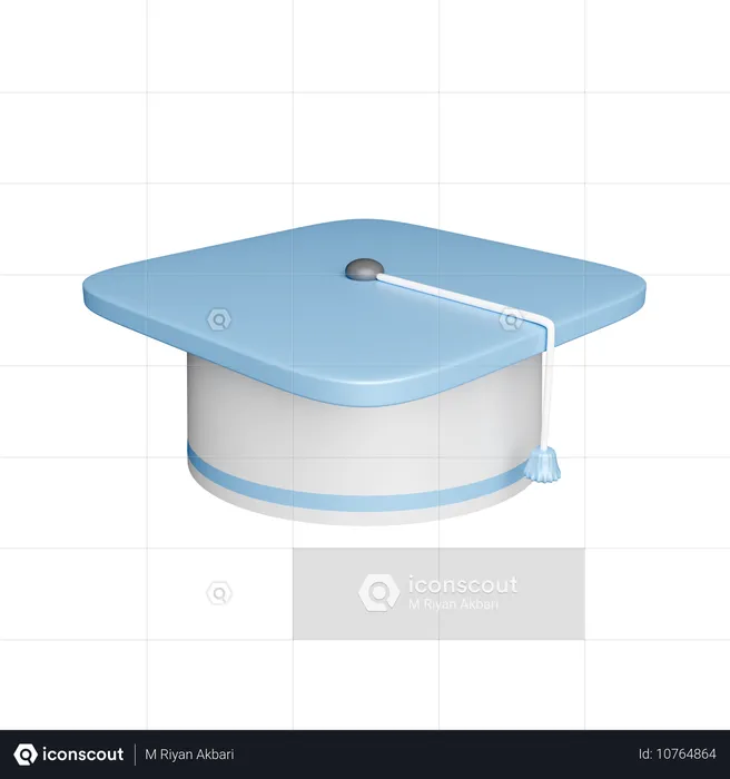 Graduation Hat  3D Icon