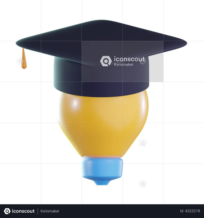 Graduation idea  3D Icon
